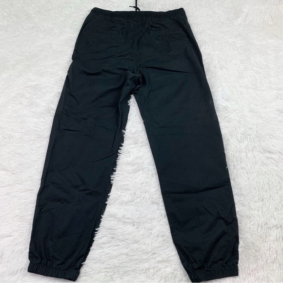 H&M chino joggers pants drawstring waist in black - Picture 11 of 13